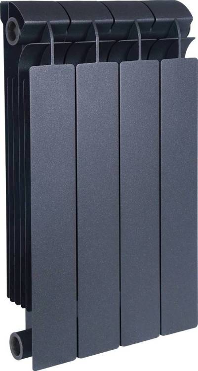 Биметаллический секционный радиатор отопления Global Style Plus 155264 черный 4 секций