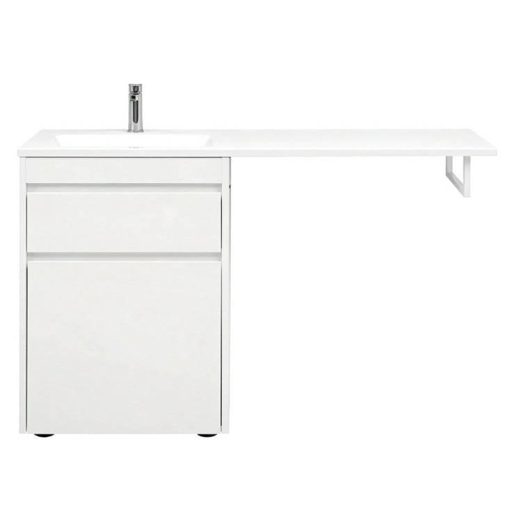 Тумба с раковиной Aquanet Токио 68 1 ящик, с бельевой корзиной