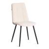 Набор из 2 стульев Tetchair Asti Trend 24877 молочный, черный, велюр