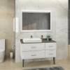 Тумба с раковиной Comforty Империя-120 00-00013788 белый фото 10