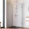 Душевая перегородка Am.Pm X-Joy W94WI-90-F1-MTE 90x195, стекло прозрачное 6 мм, профиль хром матовый фото 2