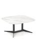 Стол журнальный Halmar Borna V-CH-BORNA-LAW белый мрамор/черный