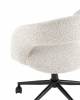 Кресло компьютерное Stool Group Mia DR-1234-OF UF-995-02 светло-серый фото 6