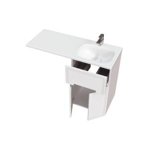 Тумба с раковиной Taliente Olejo TA-MBO-60NR-blanco белая, 120 см