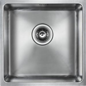 Мойка кухонная Paulmark Lassan PM304444-BS брашированная нержавеющая сталь