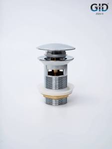Донный клапан Gid Minucia Ch100-1 73303K с переливом, хром