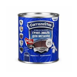 Грунт-эмаль по металлу и ржавчине молотковая Finlux F-148 Gold глянцевая салатовая 5 л