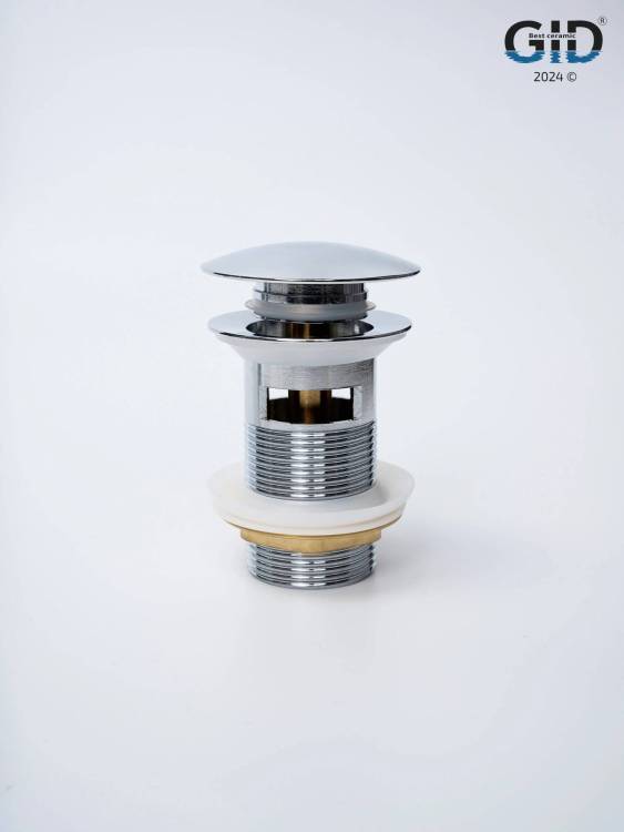Донный клапан Gid Minucia Ch100-1 73303K с переливом, хром