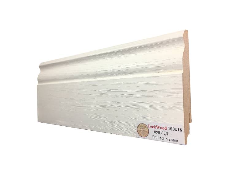Плинтус Teckwood Цветной Дуб Лёд 2000x100x16