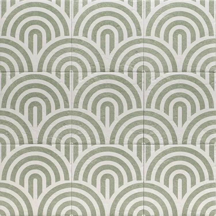 Керамогранит Mainzu Four Seasons PT03848 Decor Green Three 20x20