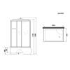 Душевая кабина Niagara Ultra 3070164R 120x80x220 с гидромассажем фото 11
