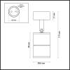 Уличный светильник Odeon Light Hightech Corsus 4207/1C фото 2