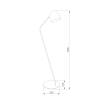 Торшер TK Lighting 16162 Soho Black фото 4