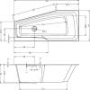 Акриловая ванна Riho Rething Space R, 160x75 фото 3