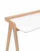 Стол офисный Stool Group Pyramid T-002-P white / natural 118x53 фото 5