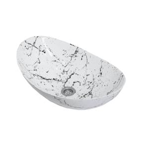 Раковина Stella Polar Орион SP-00001054 58 см, под белый мрамор