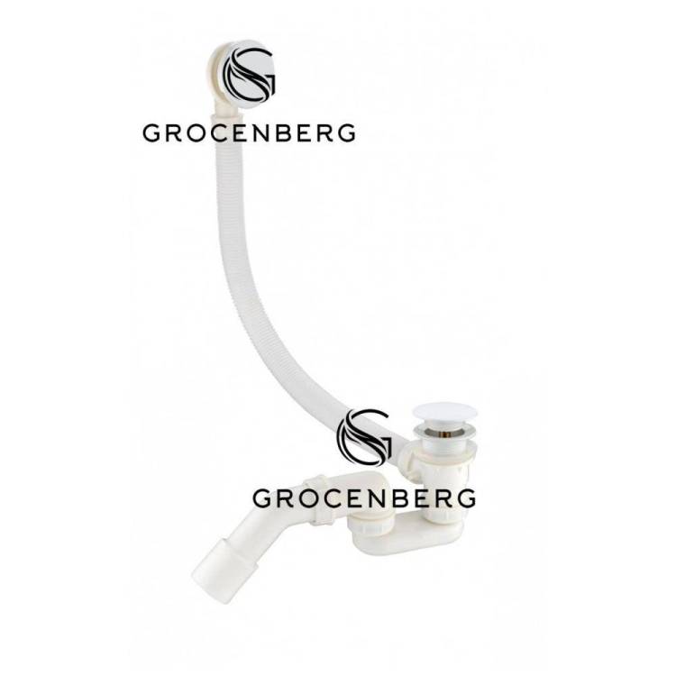 Слив-перелив Grocenberg GB230W автомат, белый