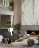 Диван Stool Group Стоун vd-dv-stone-tr-dg темно-серый, букле фото 4