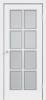 Дверное полотно Эмаль VellDoris SCANDI 4V VD1001644 Стекло Английская Решетка 800x2000