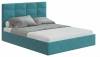 Кровать 900х2000 НК-Мебель Соната 72306381 Бирюзовый 110.3x99.4x214.1