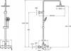Душевая стойка Jacob Delafon Aleo E97825RU-4-CP фото 3