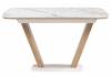 Стол Woodville Петир 588013 gilt white, дуб монтана 120(160)x80x75 фото 3