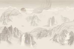 Фреска Ortograf Artline 34567 Mountain abstraction Филиграна FM-F