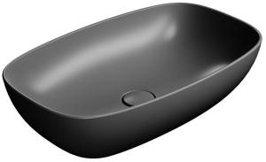 Раковина GSI Nubes 978326 черный матовый, 60x38