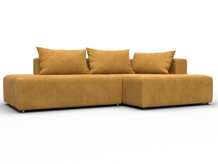 Диван угловой Лига Диванов Лига-103 134823 Желтый