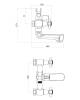 Смеситель для ванны OneLife P03-231CR,хром фото 8