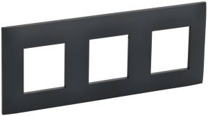 Рамка 3-постовая IEK Skandy SK-M32-K53 графит