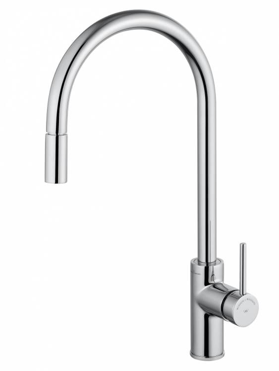 Смеситель для кухни Wonzon & Woghand WW-422902-CR с выдвижным изливом, Хром