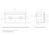Тумба под раковину Cezares MOLVENO 46-120-2C-SO-2-LG Legno Grigio, 120x46x50 фото 2