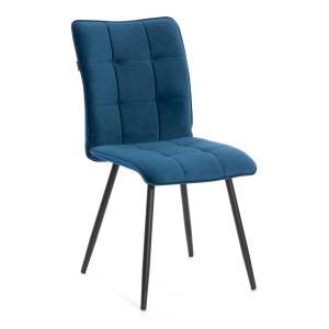 Стул Tetchair Bari LT 25040 dark blue (темно-синий), велюр