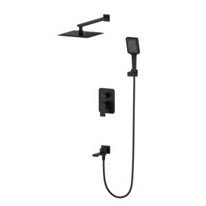 Душевой комплект Wonzon & Woghand WW-88939011-MB черный