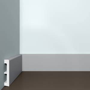 Плинтус напольный Bello Deco ПЛ 30 Светлый графит 200x8x1.5