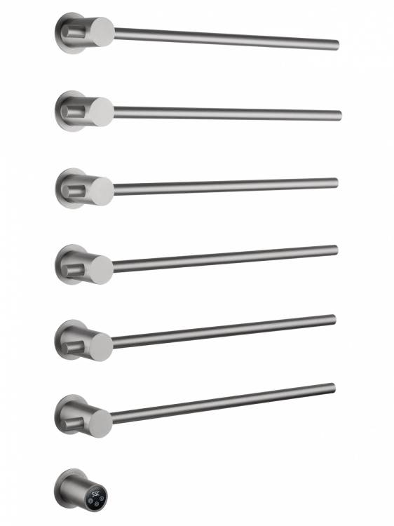 Полотенцесушитель электрический Wonzon & Woghand Baden WW-AL366-BR никель