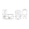 Унитаз-компакт Cerutti Spa Sella CT9865 безободковый, с микролифтом фото 8