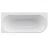 Акриловая ванна Vincea VBT-704-1800-L 180x80, левая, щелевой перелив, слив белый, белая фото 2