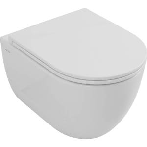 Унитаз подвесной Allen Brau Priority 4.31008.20 + 4.31010.20 3 безободковый, с крышкой-сиденьем микролифт