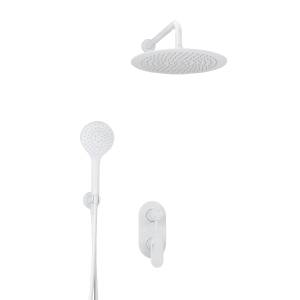 Душевой комплект Wasserkraft A85155 с верхней душевой насадкой, белый, встраиваемый, с лейкой