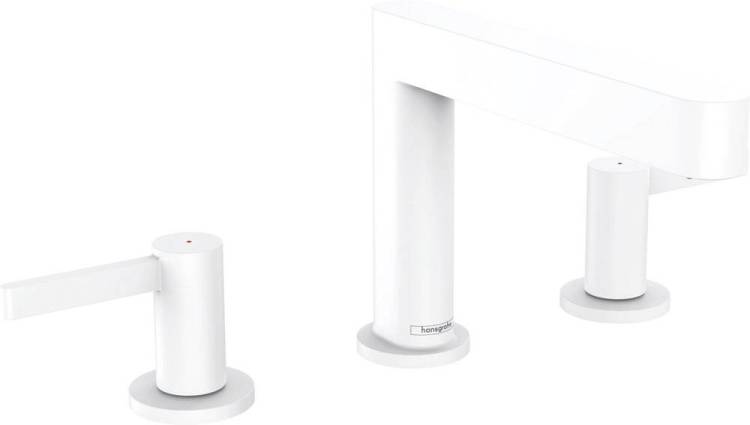 Смеситель для раковины Hansgrohe Finoris 110 76033700 матовый белый