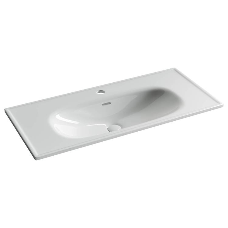 Раковина Ceramica Nova Sabo CN13003 белый, 100x46
