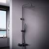 Душевая стойка Damixa Scandinavian Pure 936800300 с ТМС смесителем, чёрный фото 2
