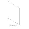 Зеркало Am.Pm X-Joy M85MOX10601S с LED-подсветкой, 70x60 фото 10