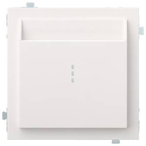 Лицевая панель для карточного выключателя Rikett 35731 MW белый сатин