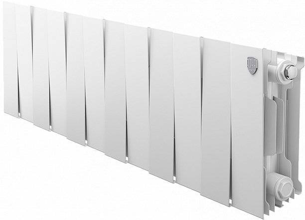 Радиатор биметаллический Royal Thermo Piano Forte 200 bianco traffico, 12 секций