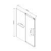 Душевая дверь Vincea Como Soft VDS-1CS120CLB 1200, черный, стекло прозрачное фото 10