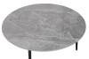 Стол журнальный Stool Group Aliara OC-24014R italy grey, top DUAL серая керамика 80x80x41.5 фото 4