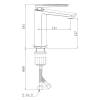 Смеситель для раковины Boch Mann Chika BM8589 Хром фото 4